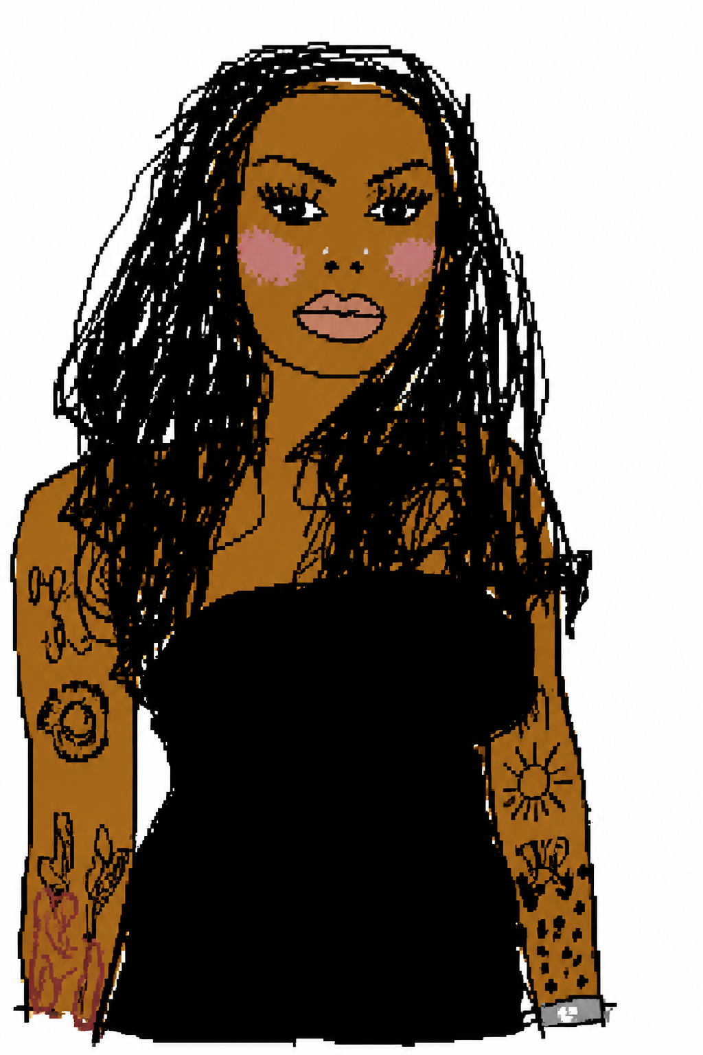 Pixel-art drawing of Jem