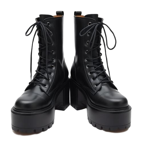 platform combat boots